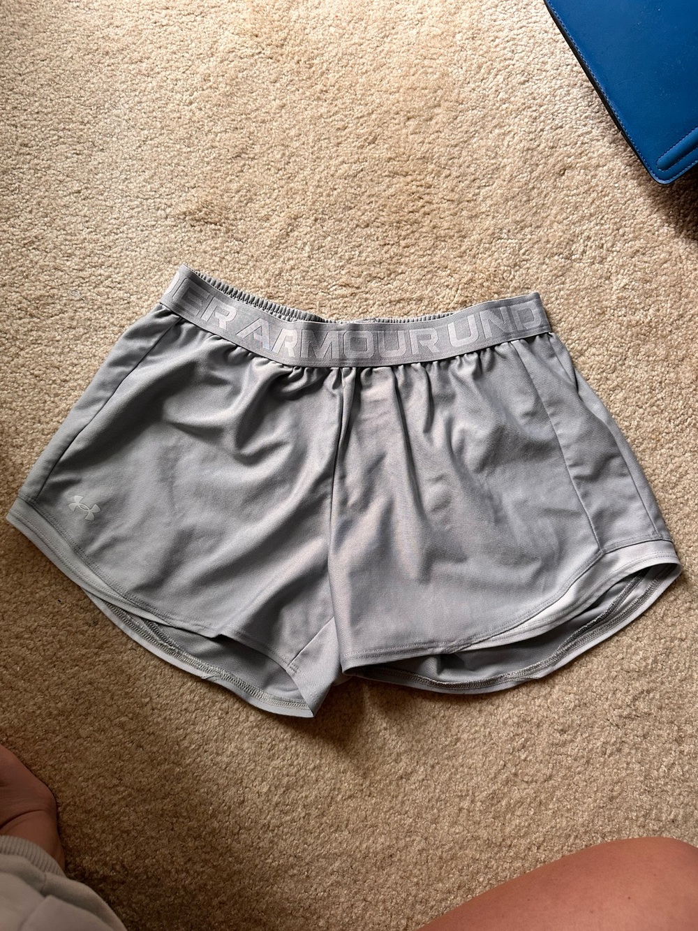 Under Armour Women's Play Up Shorts Gray Size Medium